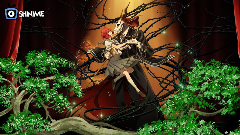 Chise and Elias share a quiet moment in The Ancient Magus’ Bride magical fantasy anime