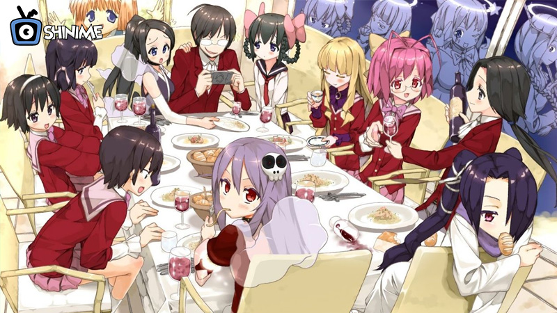 The World God Only Knows characters in a unique dating-sim themed harem anime