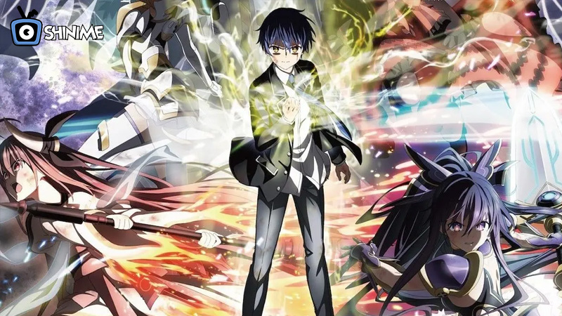 Date A Live Season 5 action visual with Shidou and Spirits in harem anime 2024.