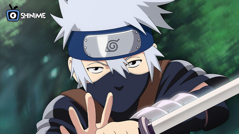 Popular Anime Characters 2025: Kakashi Hatake forming hand sign with Sharingan headband