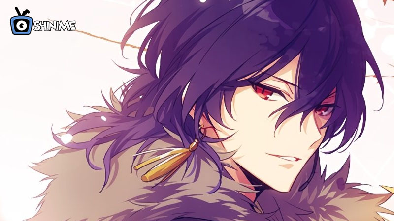Top 10 most popular anime characters: Rei Sakuma smirking with long dark hair, wearing fur-trimmed coat