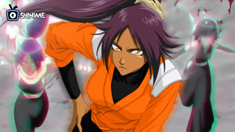 Black Anime Characters Female: Yoruichi Shihōin (Bleach)