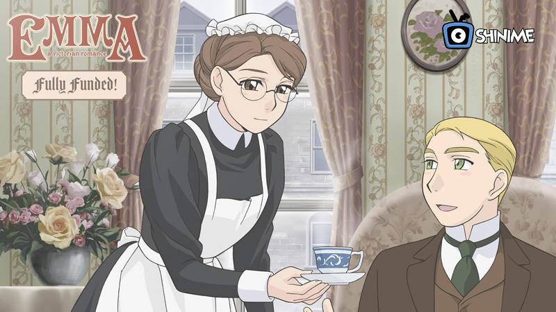 Emma: A Victorian Romance Anime follows Emma, a reserved and hardworking maid 