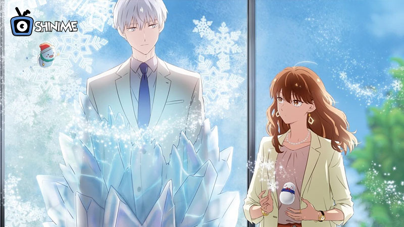 Modern fantasy romantic comedy with yokai characters and workplace romance
