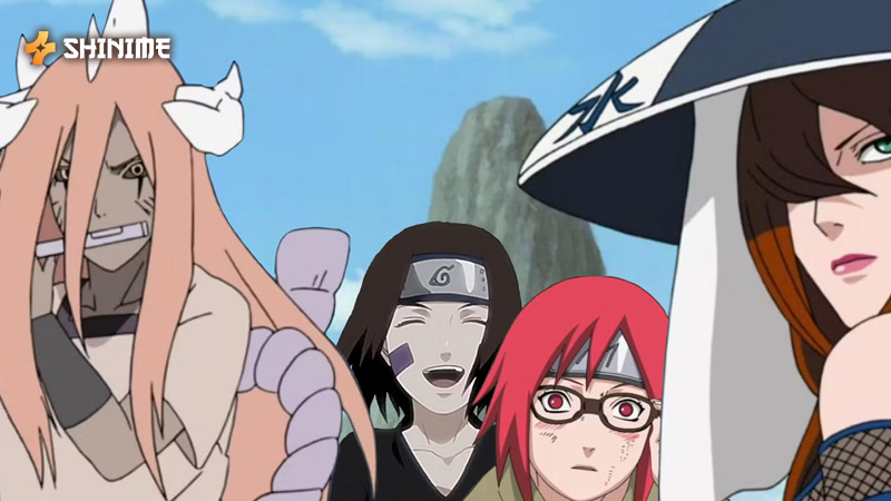 All Female Characters in Naruto showcasing powerful ninjas, mentors, and iconic figures