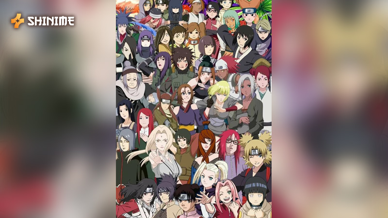 Naruto Female Characters Names list with roles, clans, and affiliations of iconic female ninjas
