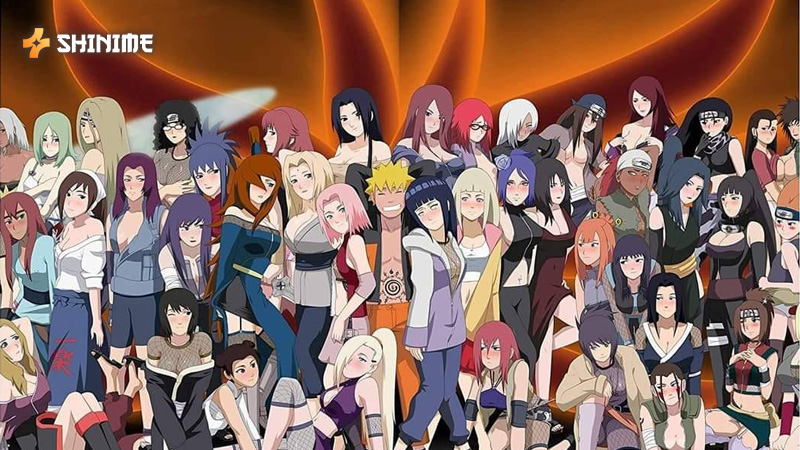 Naruto Female Characters in Real Life cosplay featuring Sakura, Hinata, Tsunade, and more