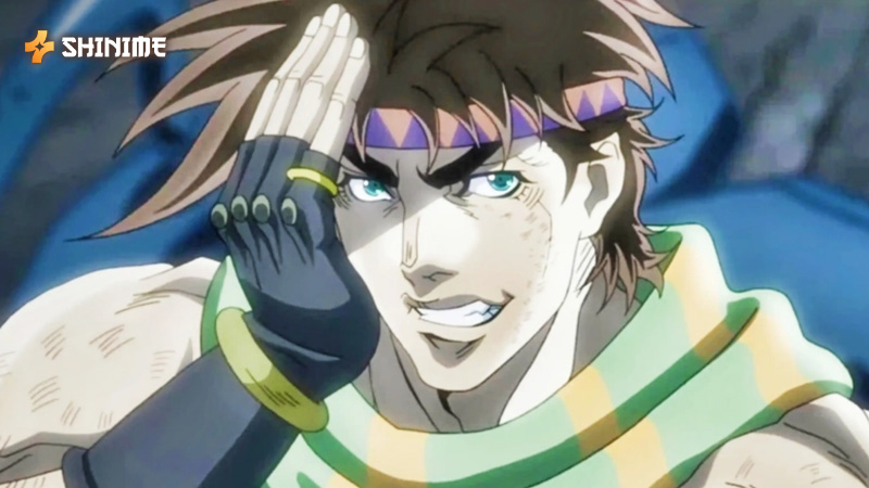 Joseph Joestar, JoJo icon known for Hamon tricks, Hermit Purple, sharp wit, and unforgettable “Oh no!” moments.