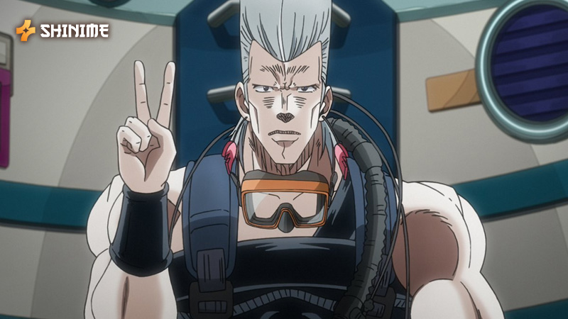 Jean Pierre Polnareff fights with Silver Chariot, balancing noble vengeance and humor in Stardust Crusaders.