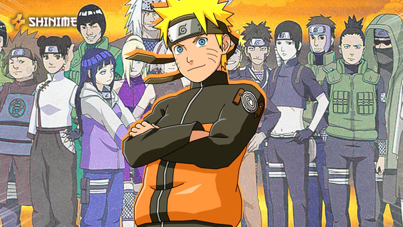 Top 20 Naruto anime characters ranked by popularity, influence, skills, and fan love, including Naruto and Tsunade.