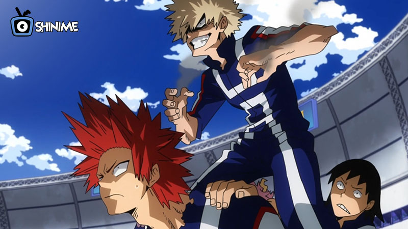 My Hero Academia: Izuku and Ochaco’s budding romance in a top action romance anime.