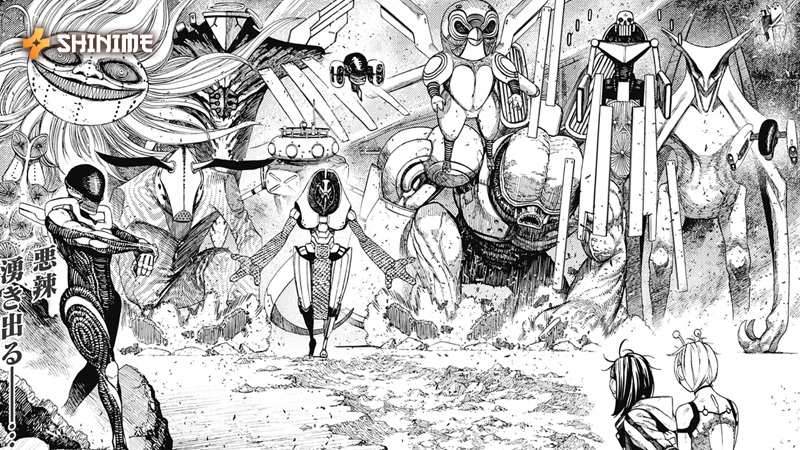Kur Fleet aliens, Dandadan monsters, as organized conquerors with regeneration and energy weapons in a coordinated invasion.