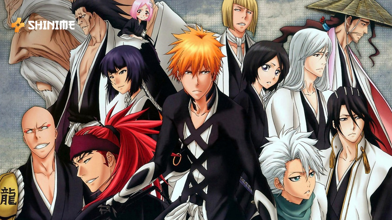 Bleach has a great lineup of characters