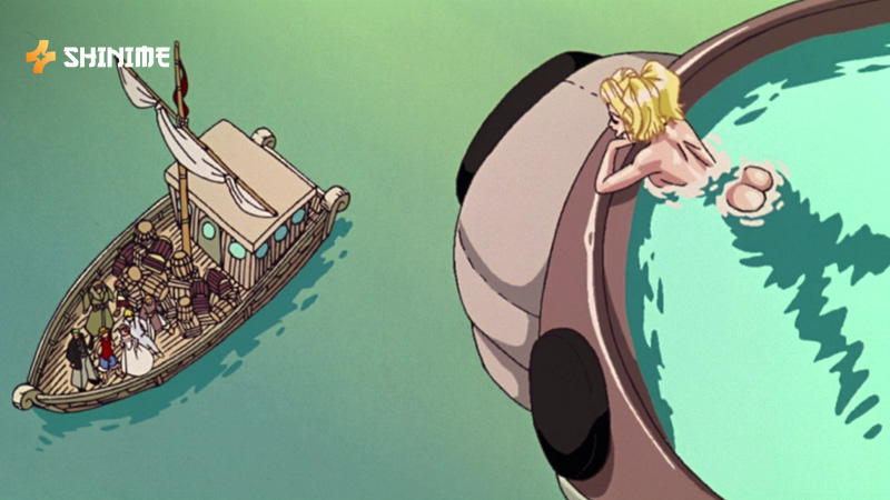 The film follows the crew’s quest to recover their stolen ship on Clockwork Island