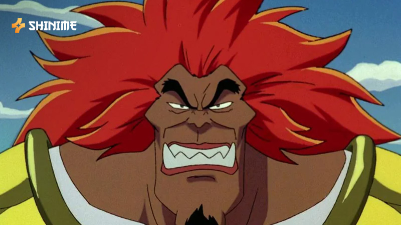 El Drago grinning menacingly with gold behind him in One Piece Movie 1