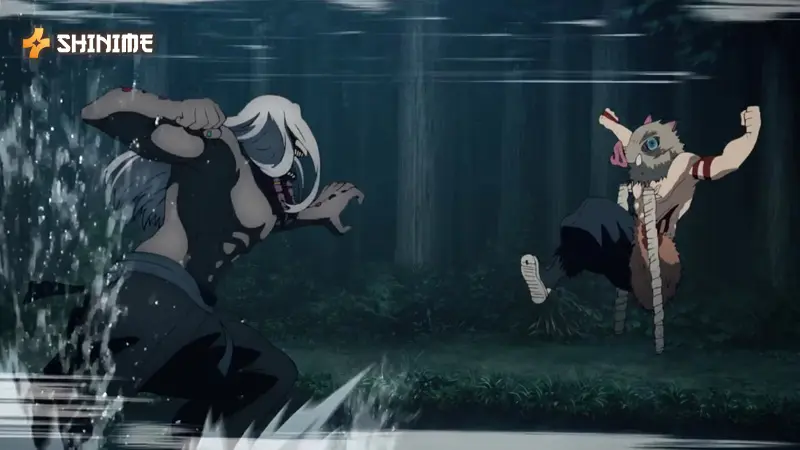 The dark forest in Mount Natagumo Arc feels trapped and spooky