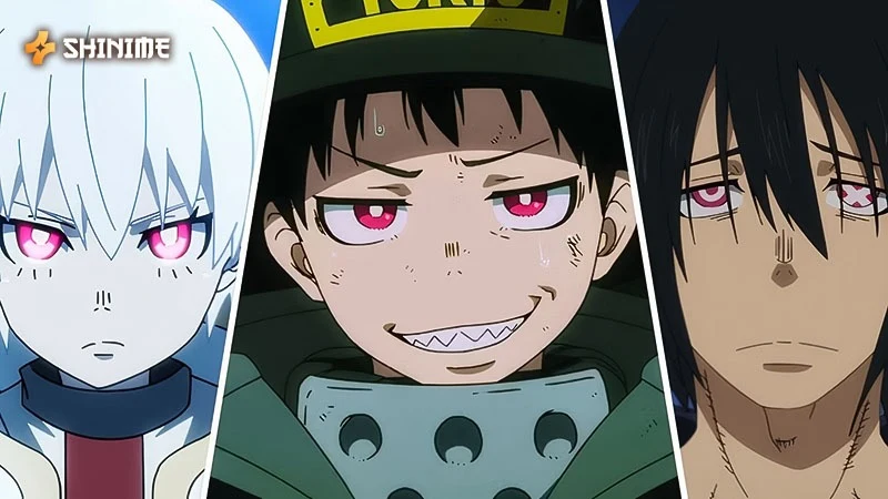 Fire Force male characters