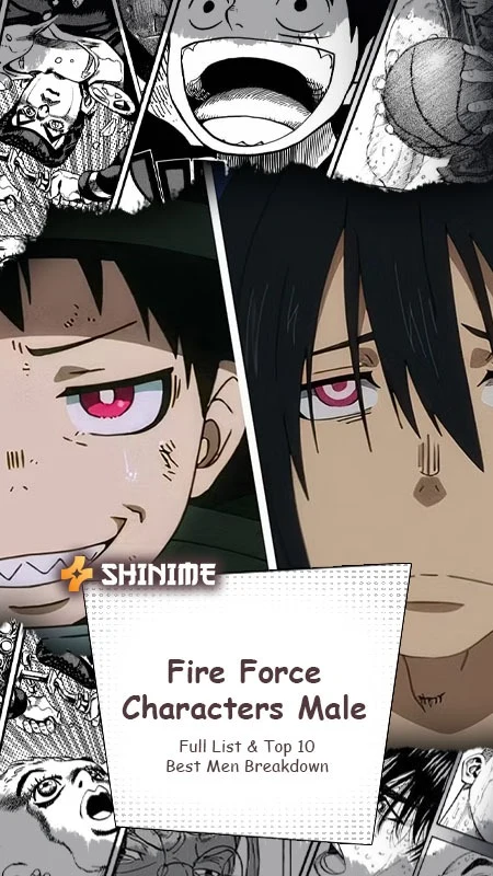 Fire Force Male Characters: Full List & Top 10 Best Men Breakdown