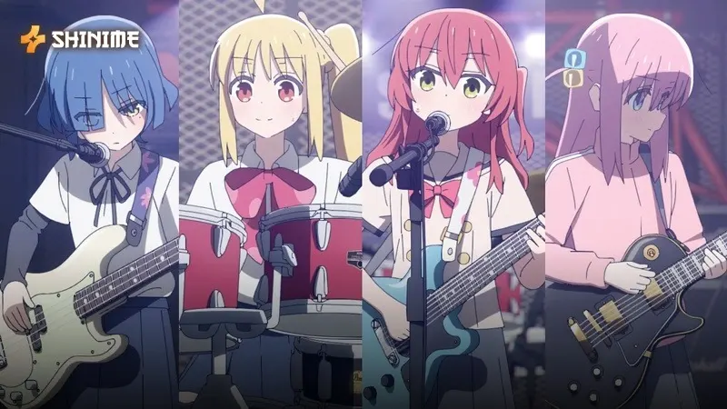 Bocchi the Rock! – shy guitarist joining energetic rock band