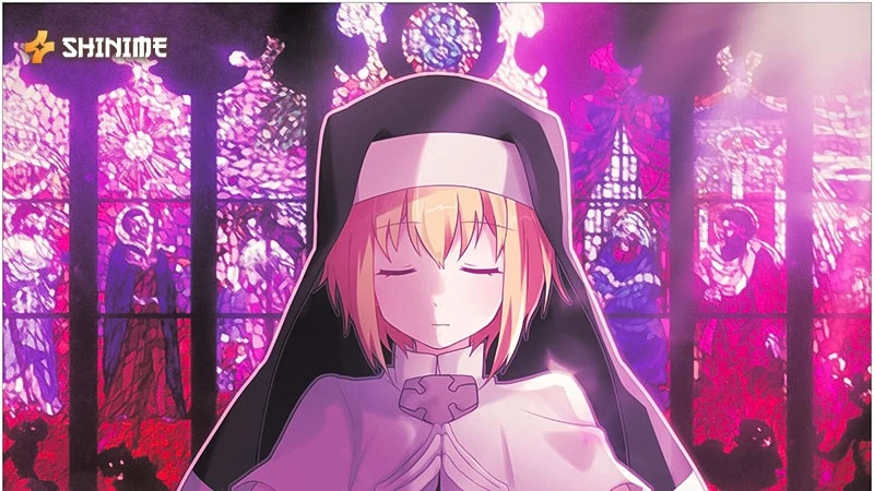 Sister Iris the spiritual pillar of Fire Force female characters