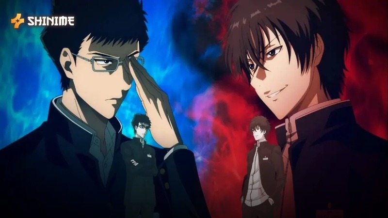 Yuuichi Katagiri reveals his manipulative side alongside Tenji Mikasa in the psychological game anime Tomodachi Game.