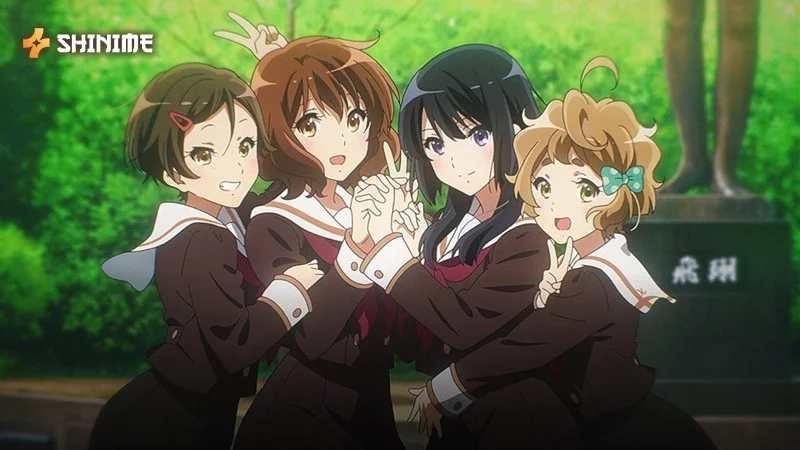 Kumiko and Reina in Sound! Euphonium, KyoAni's most technically precise school music anime