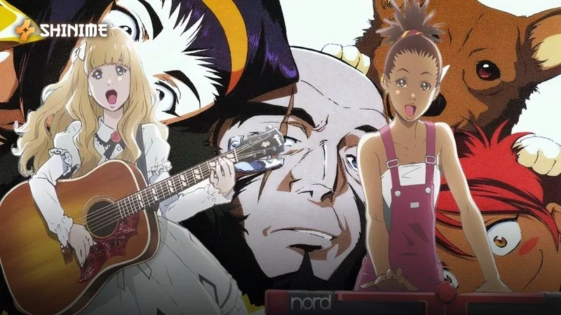 Carole and Tuesday performing together in a sci-fi Mars-set music anime original series