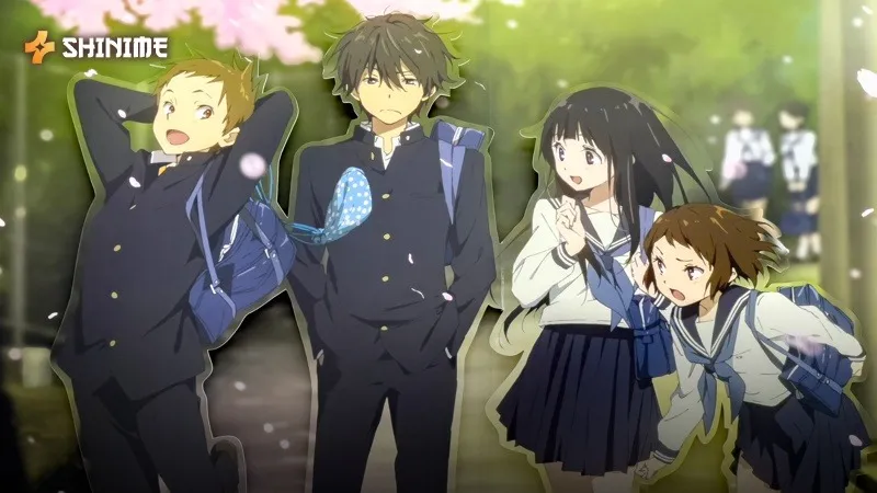 Hyouka – curious students subtle romance mystery atmosphere