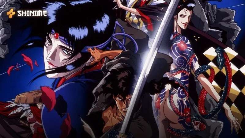 Ninja Scroll – wandering swordsman Jubei battling supernatural Devils of Kimon