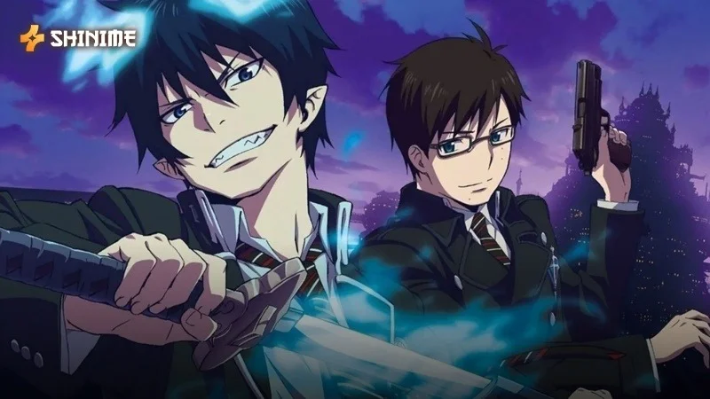 Blue Exorcist – Rin Okumura son of Satan training exorcist powers