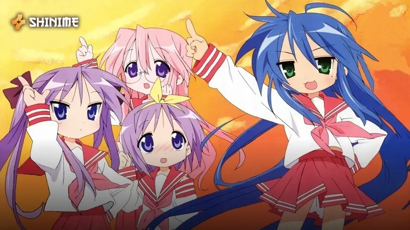 Lucky Star – otaku girls discussing anime and everyday life