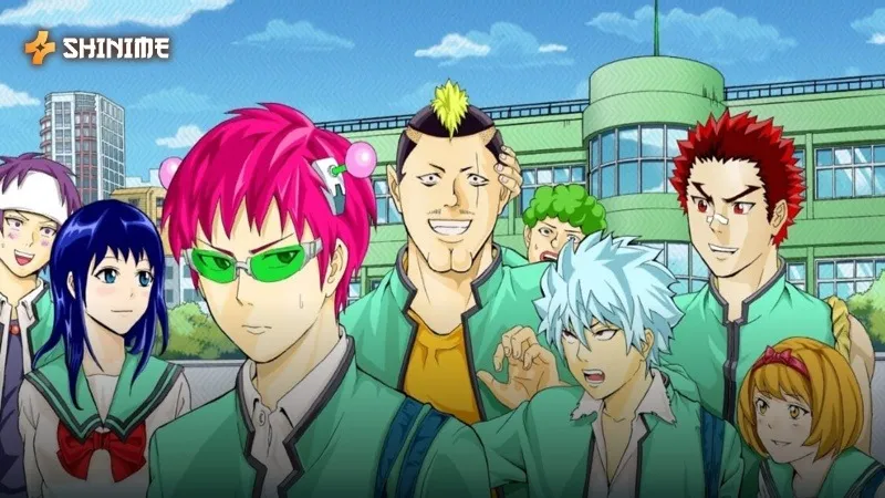Saiki K – deadpan psychic student surrounded by chaos