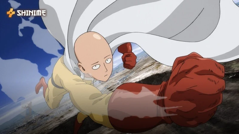 One Punch Man – bored hero defeating enemies instantly