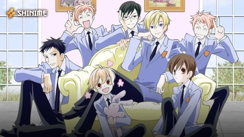 Ouran Host Club – reverse harem satire in elite academy